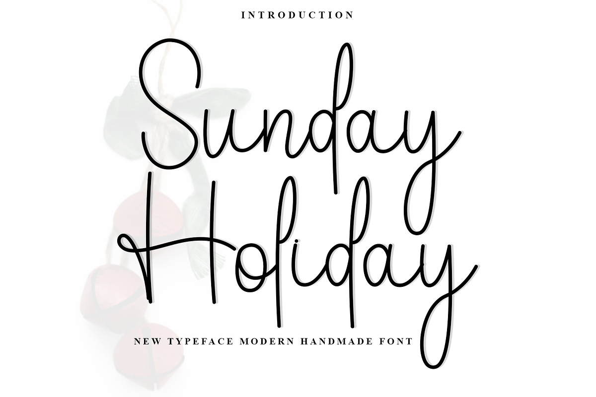 Sunday Holiday, a Handwritten Font by InermediaSTUDIO (Photo 1 of 8)