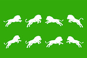 Lion Running Leaping Vector, an Object Graphic by Artonix (Thumbnail 2 of 3)