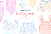 Kids Swimsuits Bathing Suits Trunks, a Person Illustration by Essem Creatives (Thumbnail 1 of 3)
