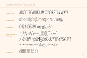 Cadence Demi-Serif Display Font, a Serif Font by Type and Graphics Studio (Thumbnail 23 of 28)
