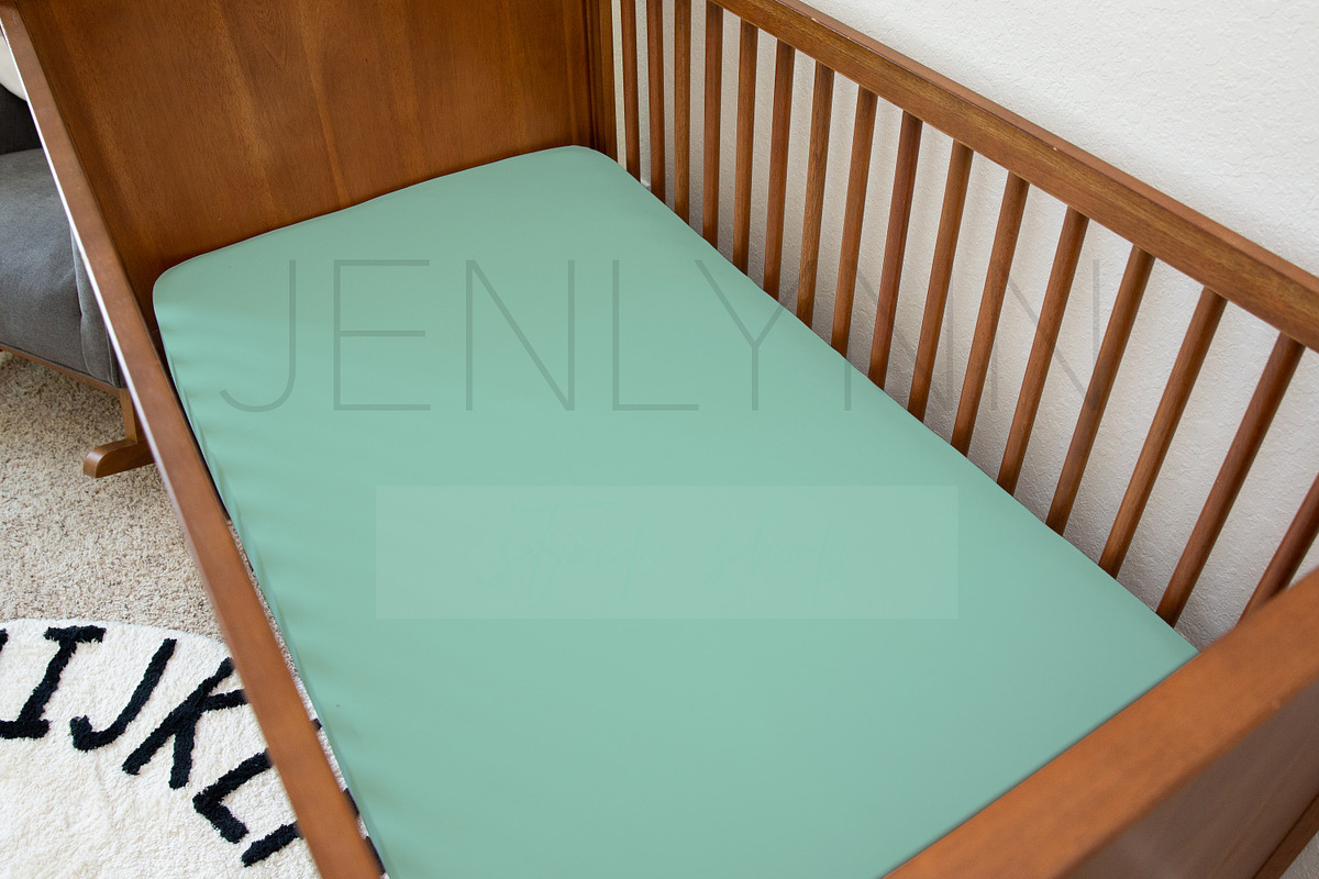 Crib Sheet Mockup #WE17, a Product Mockup by JENLYNN Stock Shop (Photo 3 of 5)