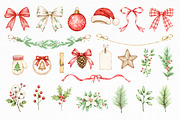 Watercolor Baby Christmas Clothes, a Seasonal Illustration by SvetaArtStore (Thumbnail 4 of 8)