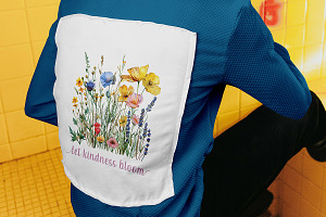 Wild Flowers Let Kindness Bloom, a Graphic by HyeRi