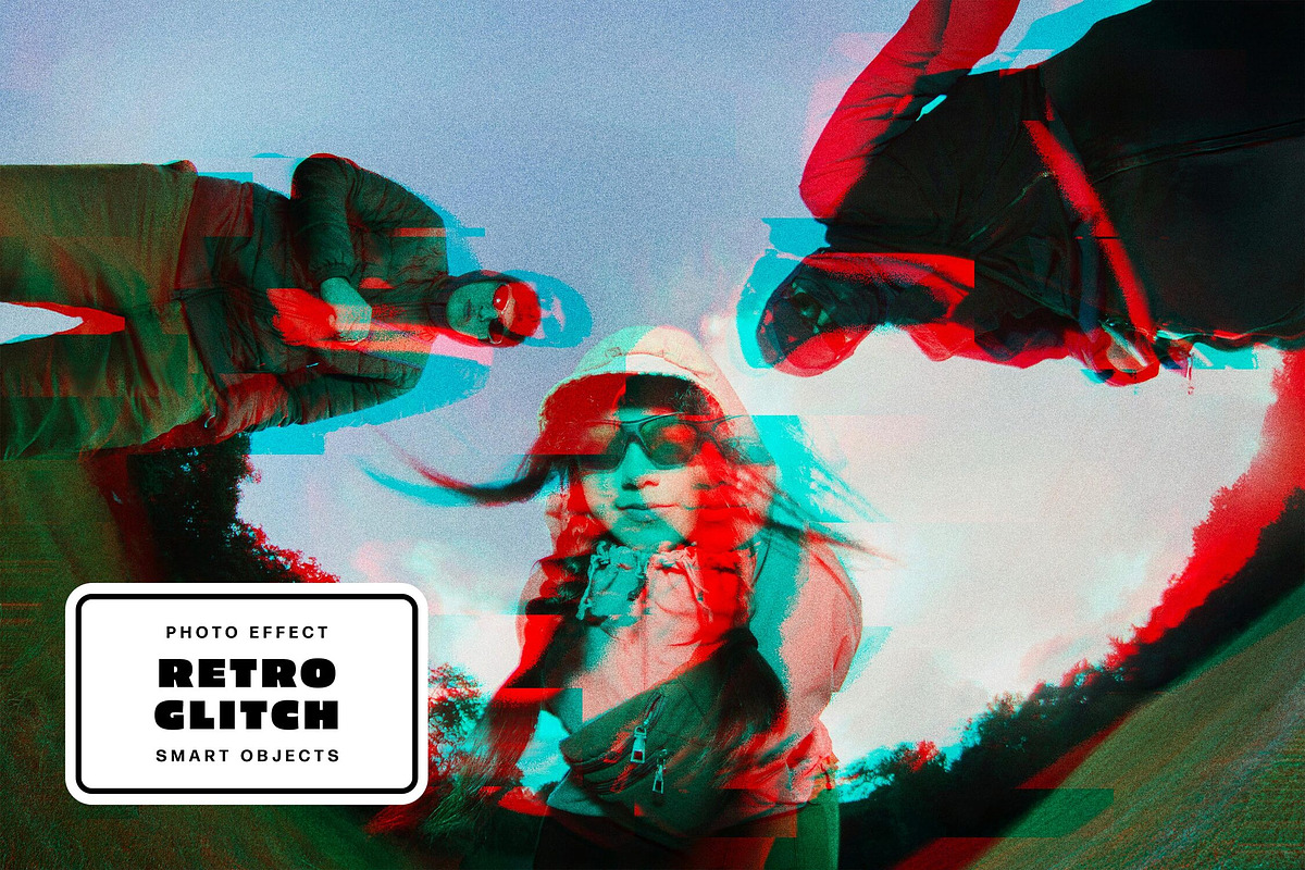 Glitch Photo Effect, a Layer Style Add-On by Design Squad (Photo 1 of 4)
