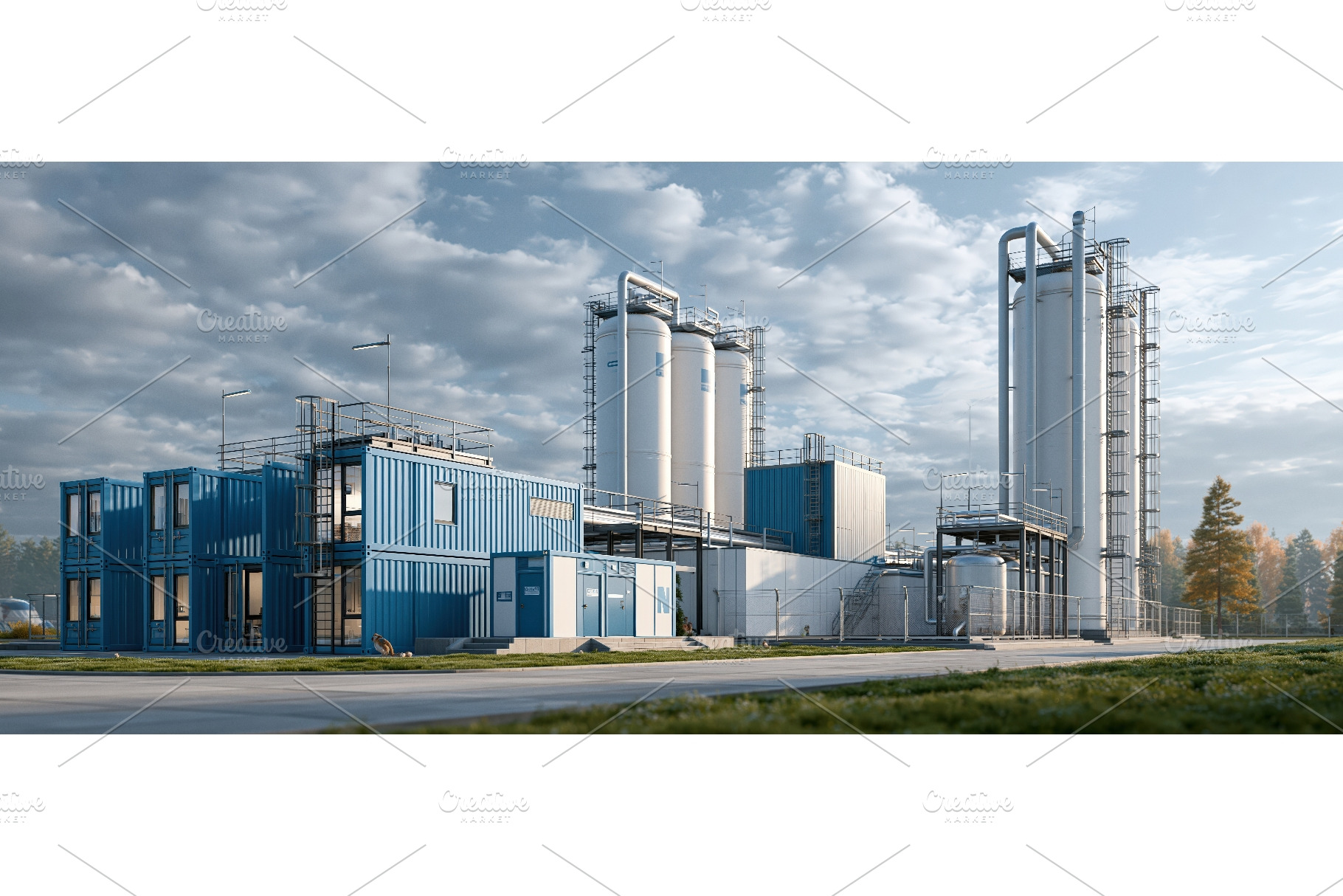 High-Contrast Cinematic Masterpiece, an Industrial Photo by piter.goskov