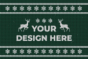 Christmas Knit Sweater Photo Effect, a Layer Style Add-On by DesignerCandies (Thumbnail 2 of 5)