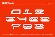 NCL GESROB - Cyberpunk Font, a Sans Serif Font by Enxyclo Studio (Thumbnail 8 of 14)