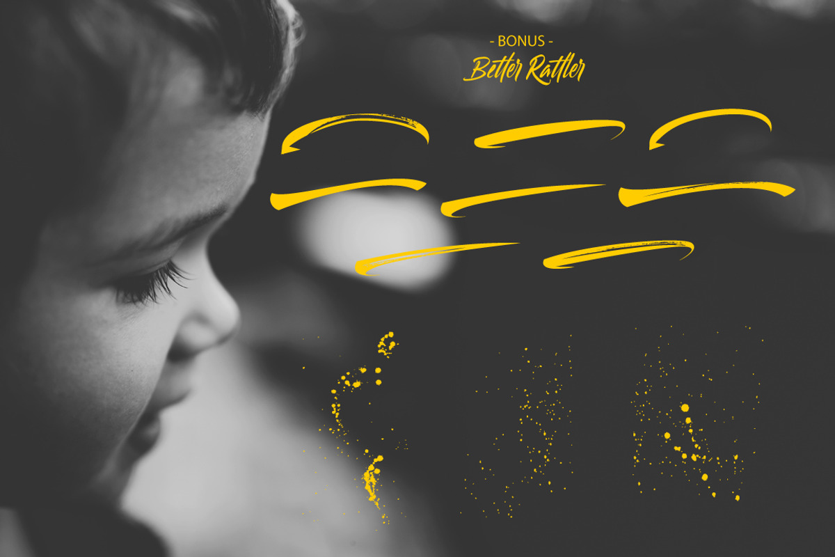 BetterRattler Two Styles Script, a Script Font by DoubleZ Studio (Photo 11 of 12)