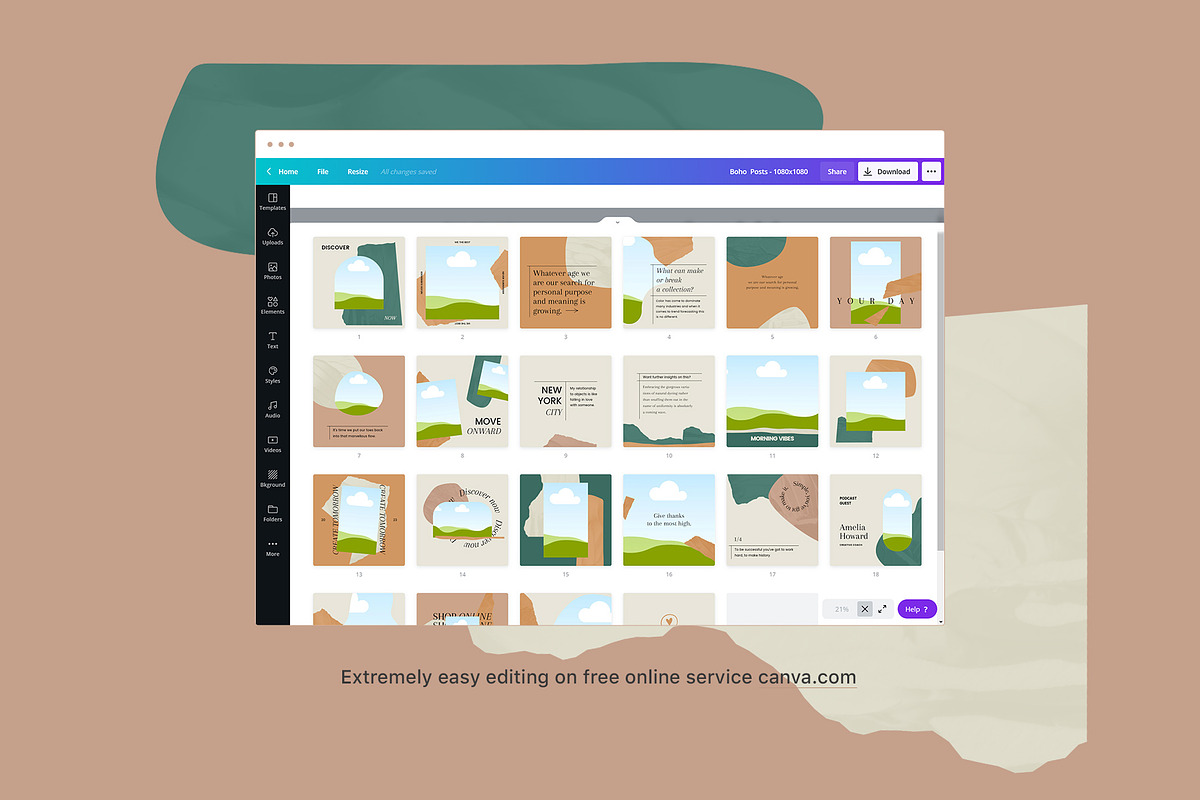 Instagram Templates Kit | Canva, a Social Media Template by BigWeek (Photo 8 of 8)
