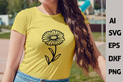Calendula Flowers SVG Flower Bouquet, a Decorative Illustration by ARTify Illustrations (Thumbnail 10 of 10)