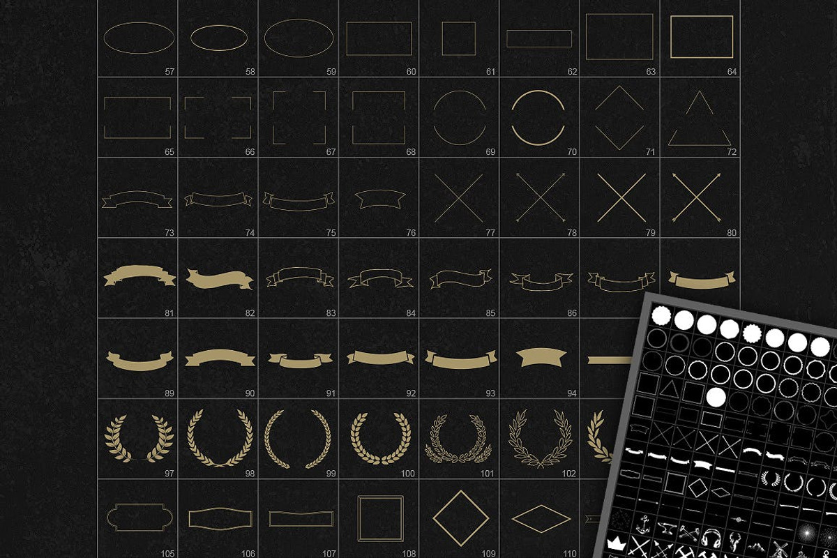 Premium Logo Element Kit, a Branding & Logo Template by UInstrument (Photo 6 of 12)