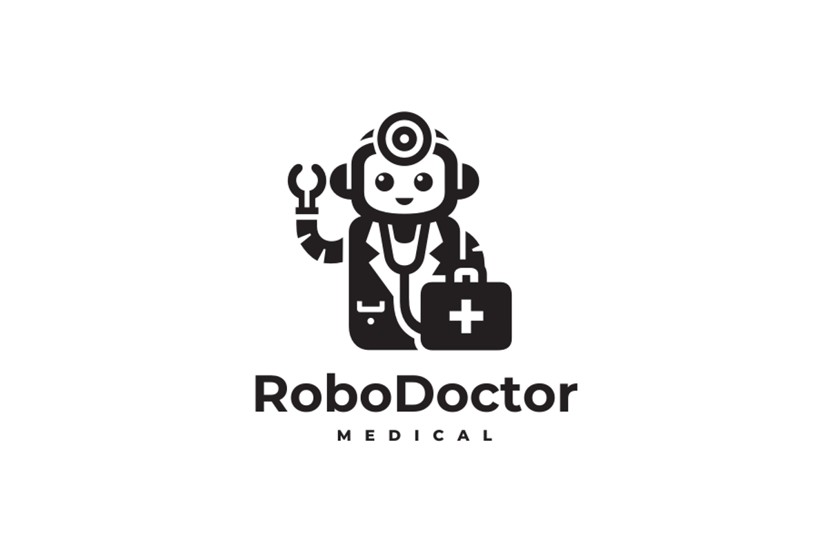 Robot Doctor Logo, a Branding & Logo Template by johnkent (Photo 3 of 3)