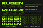 Rugen – All Caps Expanded, a Sans Serif Font by Variatype (Thumbnail 11 of 11)