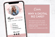 Digital Business Card Template, a Business Card Template by Thirty One Palms Studio (Thumbnail 2 of 5)