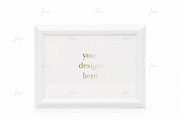 White 5x7 frame isolated mockup, a Print Template by JustLikeMyDesktop (Thumbnail 2 of 3)