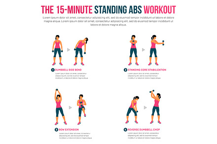 Abs Workout Running While Standing Still Exercise 15 Minute