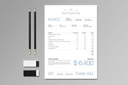 Silverpeak Stationery Set & Invoice, a Stationery Template by Andre28 (Thumbnail 3 of 5)