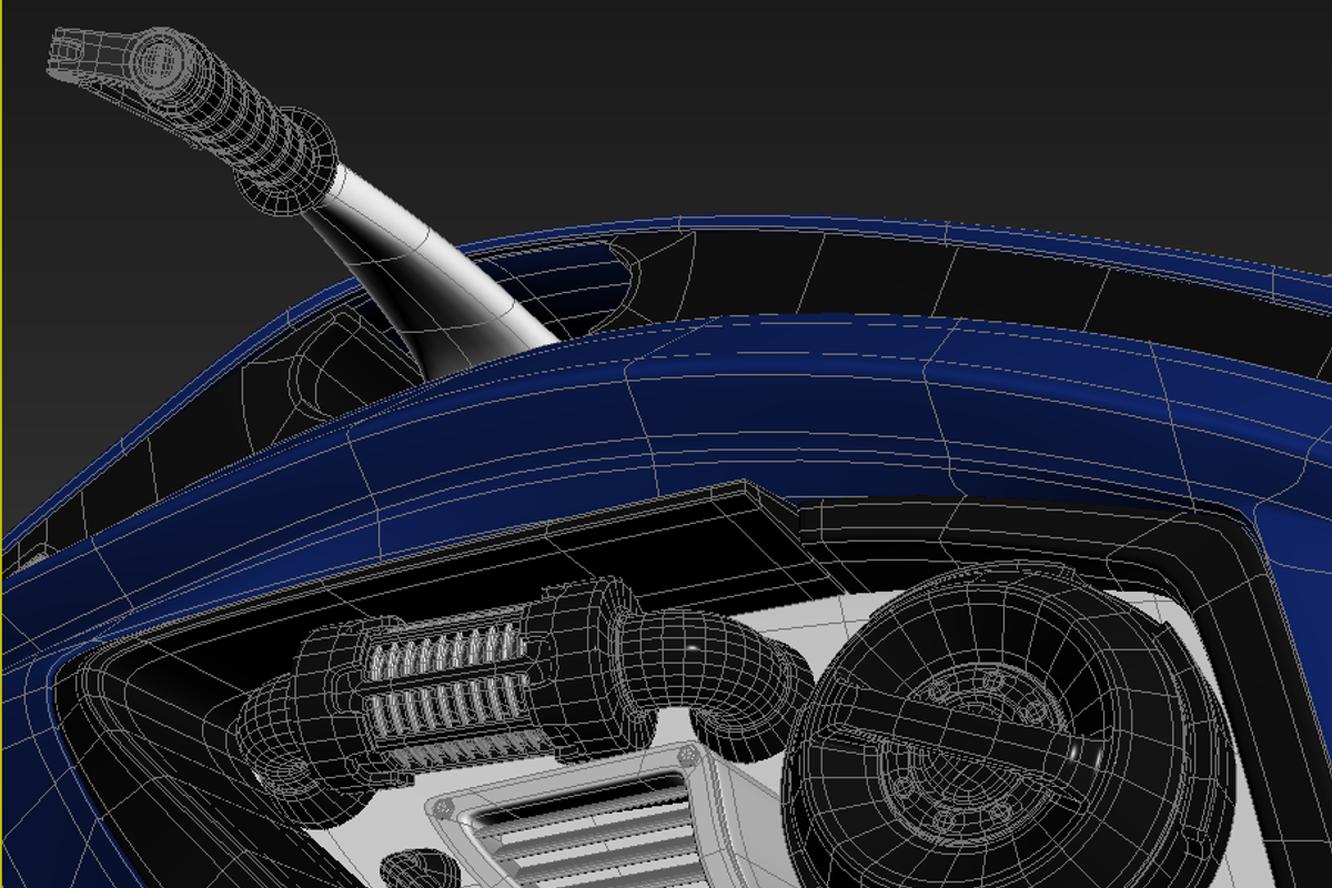 Sport bike futuristic concept, a Cars & Vehicle 3D Model by konstantin.ermolaev (Photo 11 of 12)