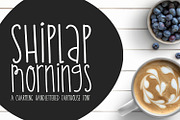 Shiplap Mornings Handwritten Font, a Sans Serif Font by Sabrina Schleiger Design (Thumbnail 1 of 4)