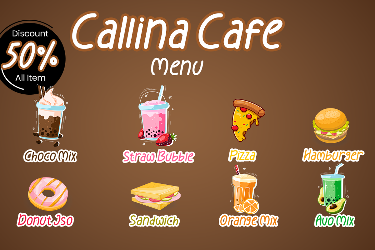 Latte Brown Display Font Product, a Font by MC Creative (Photo 3 of 7)