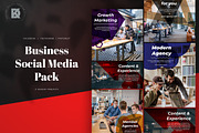 Business Social Media Pack, a Social Media Template by Kahuna Design (Thumbnail 1 of 6)