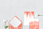 Coral ombre watercolor, a Texture Graphic by GraphicRain (Thumbnail 5 of 6)