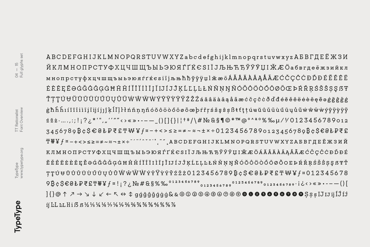 TT Rationalist, a Slab Serif Font by TypeType (Photo 4 of 15)