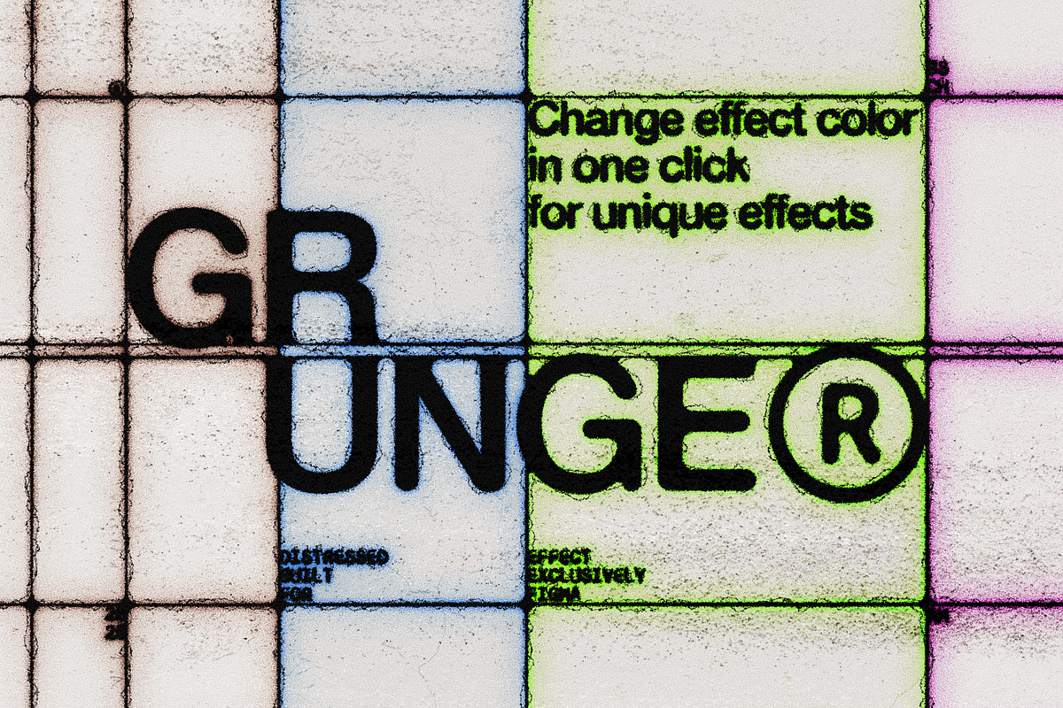Instant Grunge Text Effect For Figma, an Action Add-On by ANTIIMATTERS (Photo 6 of 8)