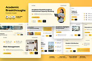 Academic Breakthroughs Google Slides, a Presentation Template by QR Design Studio (Thumbnail 1 of 3)