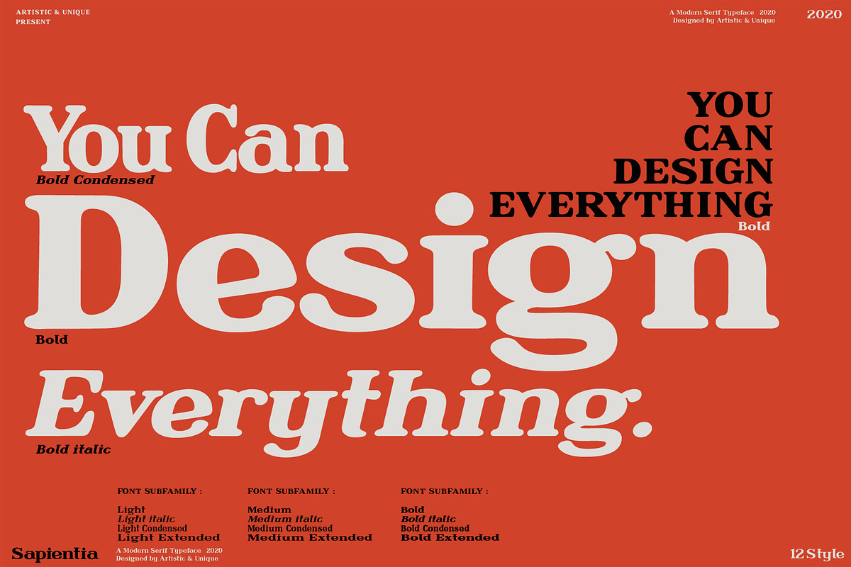 Sapientia - Serif Font Family, a Serif Font by Artistic & Unique (Photo 5 of 12)