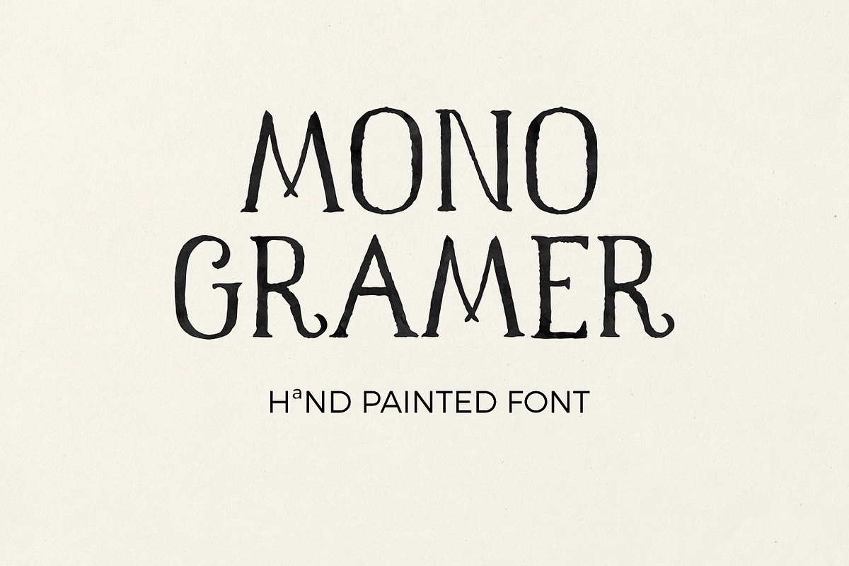 Monogramer. Hand-Drawn Serif Font, a Serif Font by LABFcreations (Photo 1 of 13)