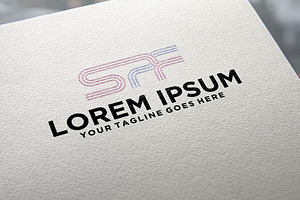 Flow letter LPF lines logo, a Branding & Logo Template by REDVY CREATIVE