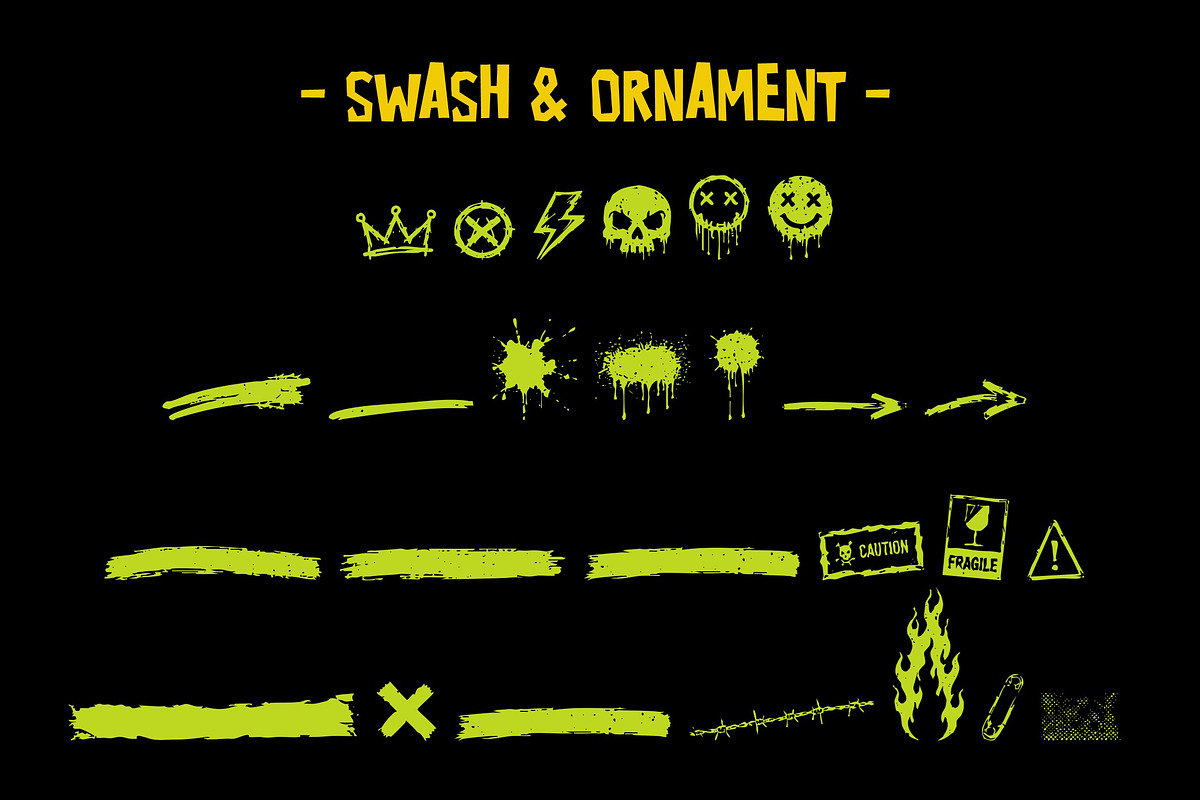 Riot Cut Brutalist, a Blackletter Font by Art StoreID (Photo 7 of 8)