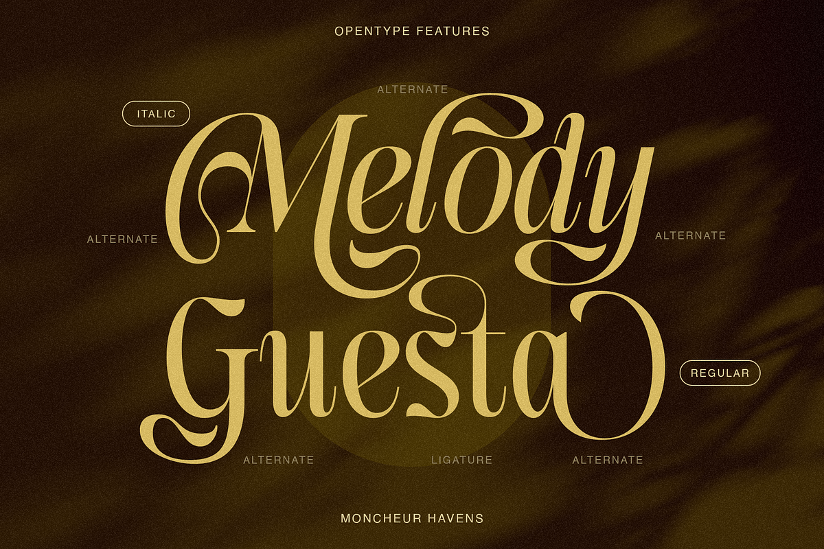 Moncheur Havens | Stylish Serif Font, a Serif Font by Jolicia Type (Photo 7 of 10)