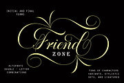 Octagon Calligraphy, a Script Font by Slex Studio (Thumbnail 2 of 8)