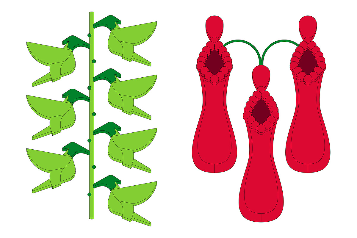 REASSEMBLED FLORA, a Decorative Illustration by HaiHoa (Photo 7 of 7)