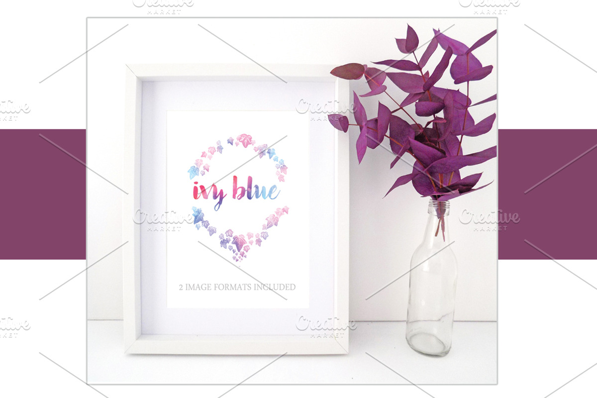 Scented Collection Pennygum Frame, a Print Template by Ivy Blue