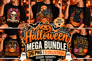 Halloween 36 Spooky PNG Designs, an Object Graphic by ElDesignState (Thumbnail 1 of 12)