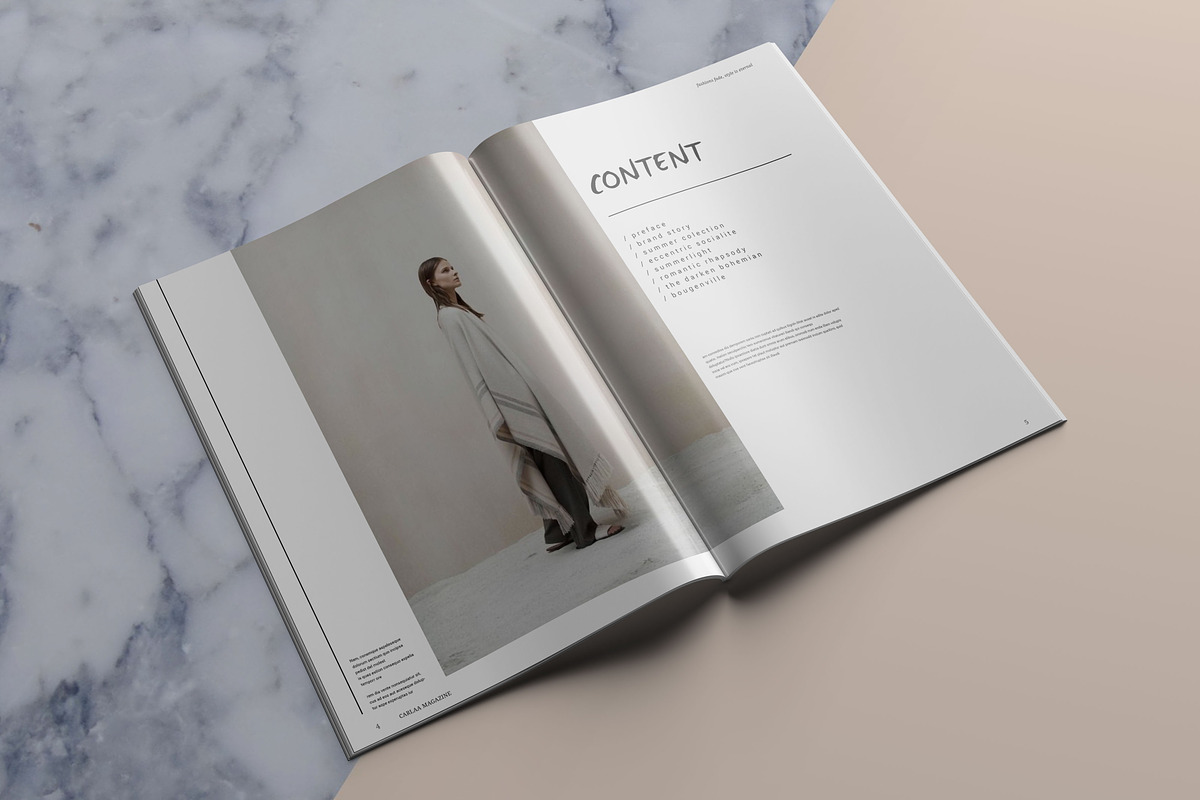 Carlaa Magazine, a Magazine Template by Kingtown (Photo 2 of 10)