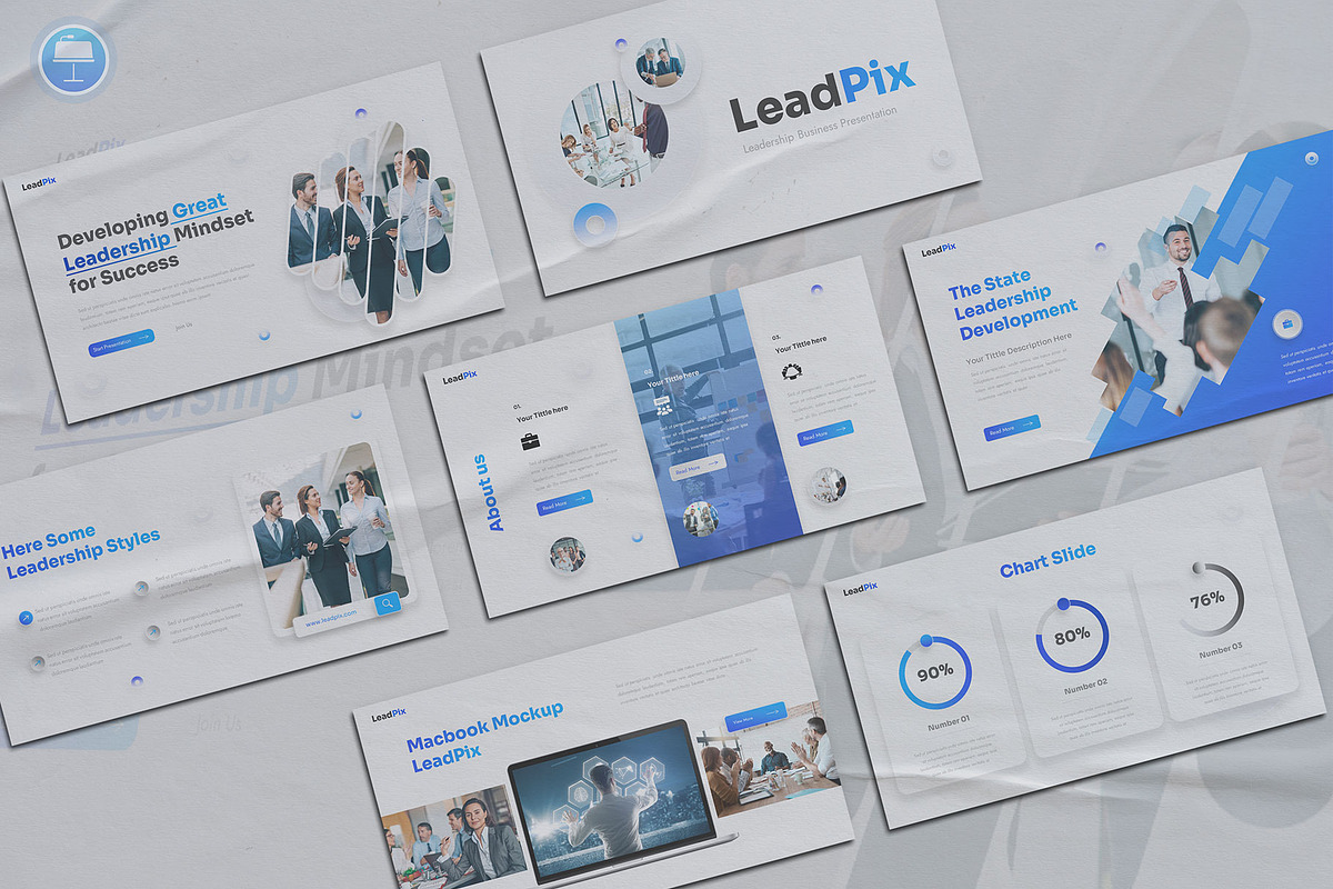 Leadership Business Keynote, a Presentation Template by Pixslides (Photo 1 of 10)
