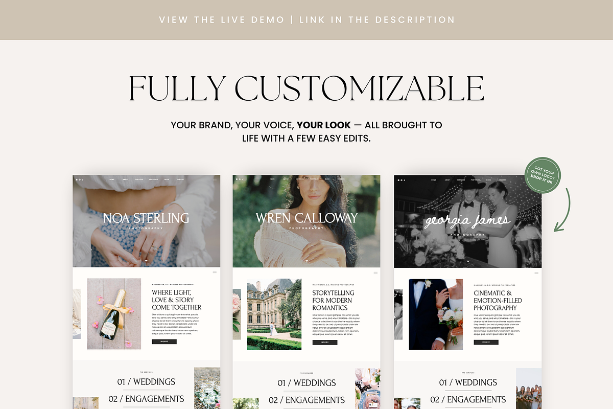 Showit Website Template | Photo, a Websites & App Template by Rosetta Lane Design (Photo 7 of 10)