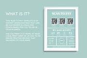 Green Scan to Pay Sign, a Flyer Template by SunshineStudioBoutique (Thumbnail 3 of 10)
