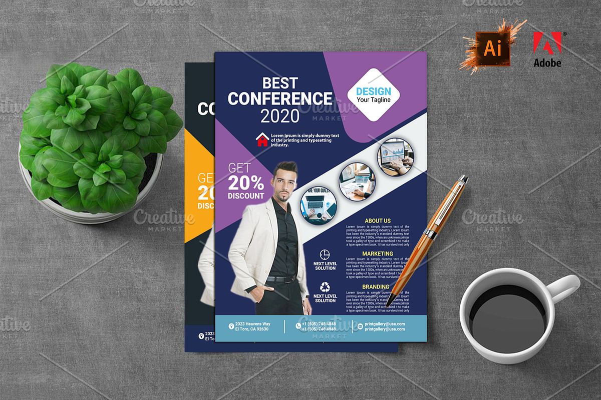 Flyer Design, a Flyer Template by Proshanta Sarker (Photo 3 of 5)