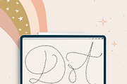 Joyful Procreate Brush Calligraphy, a Brush Add-On by HowJoyful  (Thumbnail 14 of 44)