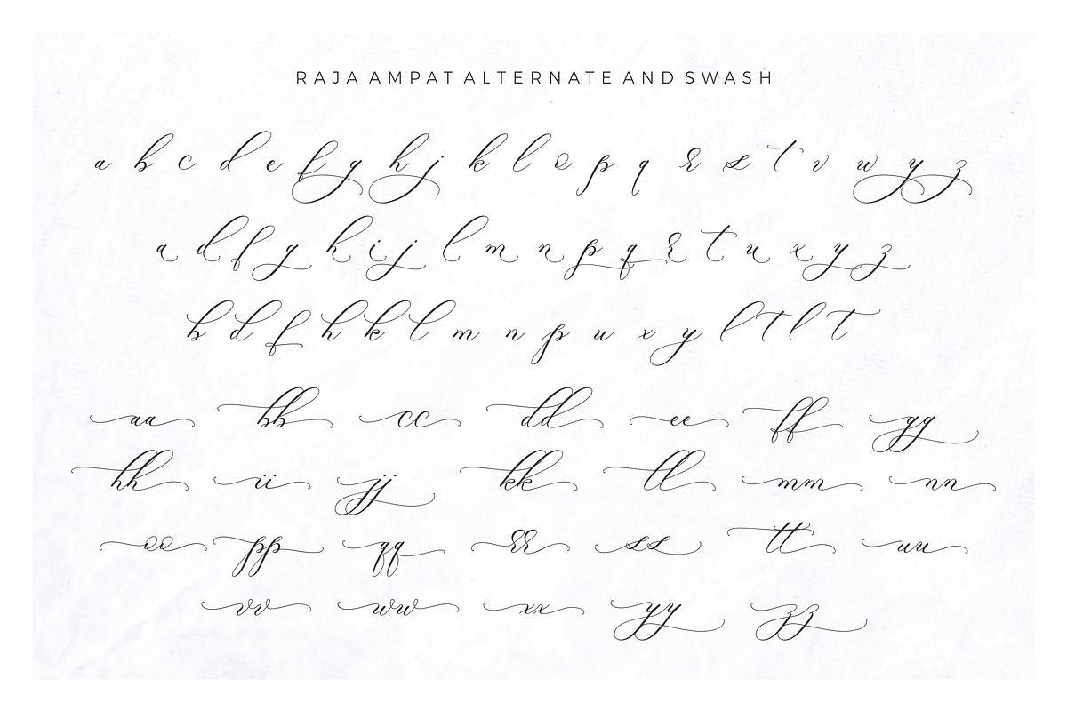 Raja Ampat – Modern Wedding Fonts, a Script Font by RedyStudio (Photo 11 of 11)