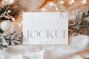 7x5 Christmas Invitation Card Mockup, a Product Mockup by TatiMockup (Thumbnail 1 of 4)