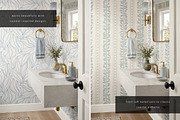 Elegant Bathroom Wallpaper Mockup, a Household Mockup by LinnestCreative (Thumbnail 4 of 8)