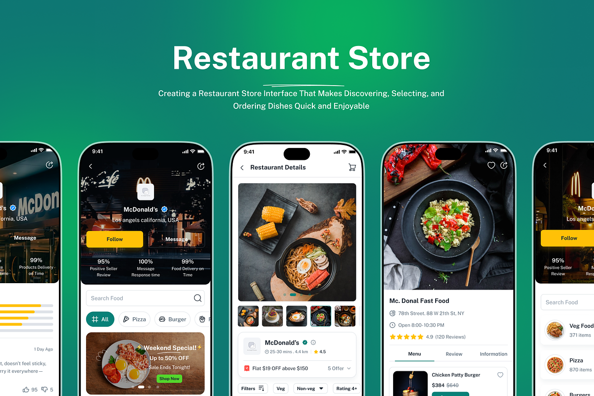 Food Delivery Mobile App Figma preview 6