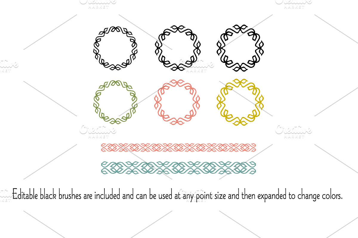Hand Drawn Decorative Borders, a Pattern Graphic by Melissa Held Designs (Photo 2 of 3)