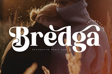 Bredga Decorative Serif Font